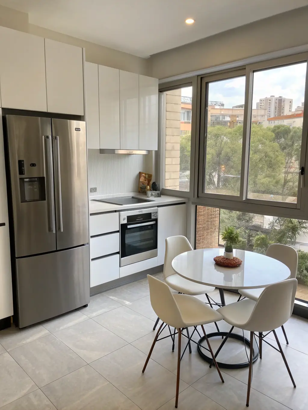 A recently renovated modern kitchen with stainless steel appliances, granite countertops, and custom cabinetry, showcasing Better Call Hall's expertise in kitchen remodeling.